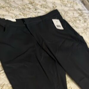 Black super stretch pants. Size J24. Cotton & spandex. Nwt